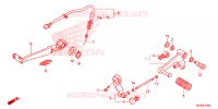 PEDALE pour Honda NC 700 X 2014