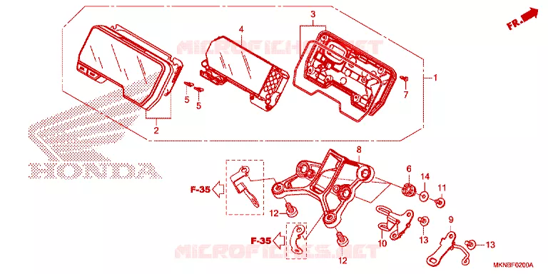 COMPTEUR Honda MOTO 650 CB 2021  CB650RAL