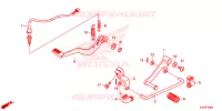 PEDALE pour Honda CB 250 TWISTER ABS 2021