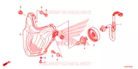 PHARE pour Honda CB 250 TWISTER ABS 2021