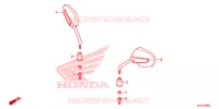 RETROVISEUR pour Honda CB 250 TWISTER ABS 2021