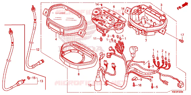 COMPTEUR Honda MOTO 110 WAVE 2020  AFS110SPH