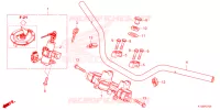 GUIDON   TE DE FOURCHE pour Honda NXR 160 BROS CBS 2025
