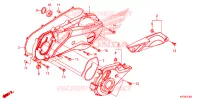 COUVERCLE GAUCHE pour Honda PCX 150 CBS 2022