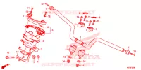 GUIDON   CARENAGE pour Honda PCX 150 CBS 2022