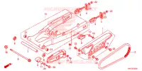 BRAS OSCILLANT pour Honda XRE 300 2018