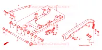 BRAS OSCILLANT pour Honda CG 125 FAN 2LA 2006