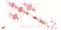 AXE DE KICK pour Honda CG 125 CARGO KICK 2010