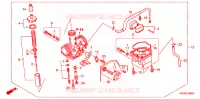 CARBURATEUR pour Honda CG 125 CARGO KICK 2010