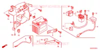BATTERIE pour Honda CG 125 CARGO KICK 2011