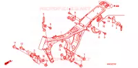 CADRE pour Honda CG 125 CARGO KICK 2011