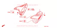 COUVERCLES LATERAUX pour Honda CG 125 CARGO KICK 2011