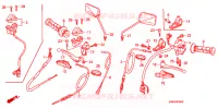 LEVIER DE GUIDON   CABLE   COMMODO pour Honda CG 125 CARGO KICK 2011