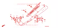 SILENCIEUX D'ECHAPPEMENT pour Honda CG 125 CARGO KICK 2011