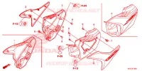 COUVERCLES LATERAUX pour Honda CG 150 TITAN FREIO A DISCO DIANTEIRO 6BR 2013