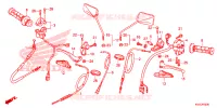 LEVIER DE GUIDON   CABLE   COMMODO pour Honda CG 150 TITAN FREIO A DISCO DIANTEIRO 6BR 2013
