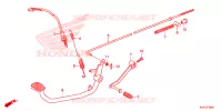 PEDALE pour Honda CG 150 TITAN FREIO A DISCO DIANTEIRO 6BR 2013
