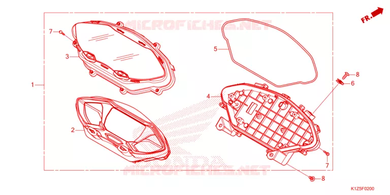 COMPTEUR Honda SCOOTER 160 PCX 2024  WW160ADP