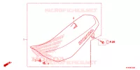 SELLE pour Honda CRF 110 2025