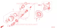 CARDAN pour Honda FOURTRAX 520 FOREMAN RUBICON 4X4 AT DCT EPS 2025
