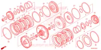 EMBRAYAGE pour Honda FOURTRAX 520 FOREMAN RUBICON 4X4 AT DCT EPS 2025