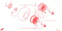 ROUE AVANT pour Honda FOURTRAX 520 FOREMAN RUBICON 4X4 AT DCT EPS 2025