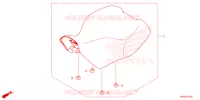 SELLE pour Honda FOURTRAX 520 FOREMAN RUBICON 4X4 AT DCT EPS 2025