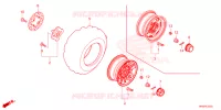 ROUE AVANT pour Honda FOURTRAX 520 FOREMAN RUBICON 4X4 AT DCT EPS 2025