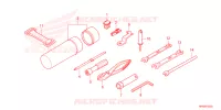 OUTIL pour Honda FOURTRAX 520 FOREMAN RUBICON 4X4 AT DCT EPS 2025