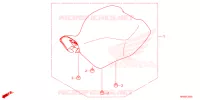 SELLE pour Honda FOURTRAX 520 FOREMAN RUBICON 4X4 AT DCT EPS 2025
