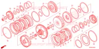 EMBRAYAGE pour Honda FOURTRAX 520 FOREMAN RUBICON 4X4 AT DCT EPS 4NZ 2024