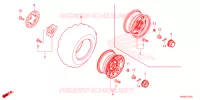 ROUE AVANT pour Honda FOURTRAX 520 FOREMAN RUBICON 4X4 AT DCT EPS 4NZ 2024