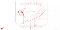 SELLE pour Honda FOURTRAX 520 FOREMAN RUBICON 4X4 AT DCT EPS 4NZ 2024