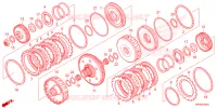 EMBRAYAGE pour Honda FOURTRAX 520 FOREMAN RUBICON 4X4 AT DCT EPS ED 2024