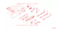 OUTIL pour Honda FOURTRAX 520 FOREMAN RUBICON 4X4 AT DCT EPS ED 2024