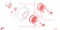 ROUE AVANT pour Honda FOURTRAX 520 FOREMAN RUBICON 4X4 AT DCT EPS ED 2024