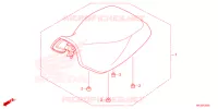 SELLE pour Honda FOURTRAX 420 RANCHER 4X4 Manual Shift 2024