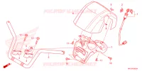 GUIDON pour Honda FOURTRAX 420 RANCHER 4X4 AT IRS EPS ESP ED 2024