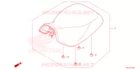 SELLE pour Honda FOURTRAX 420 RANCHER 4X4 AT IRS EPS ESP ED 2024