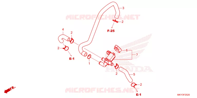 COMMANDE INJECTION D'AIR SOUPAPE Honda MOTO 650 CB 2023  CB650RAP