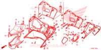 INNER COVER pour Honda PCX 125 2015