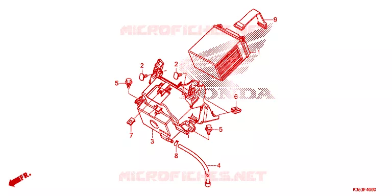 BATTERIE Honda SCOOTER 125 PCX 2015  WW125F