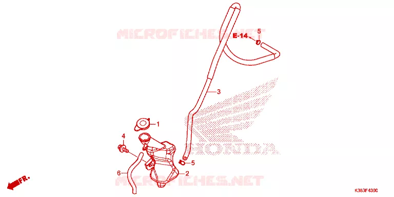 VASE D'EXPANSION Honda SCOOTER 125 PCX 2015  WW125F