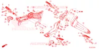 REPOSE PIED pour Honda REBEL 1100 SE 2025