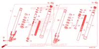 FOURCHE pour Honda CBR 500 R 2025