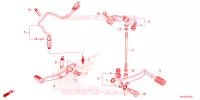 PEDALE pour Honda CBR 500 R 2025