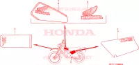 EMBLEME pour Honda XLS 125 1984