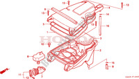 FILTRE A AIR pour Honda NSR 75 1992