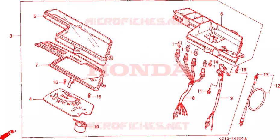 COMPTEUR Honda SCOOTER 80 LEAD 1994  NH80MSR