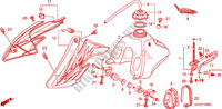 RESERVOIR A CARBURANT pour Honda CRF 70 2010